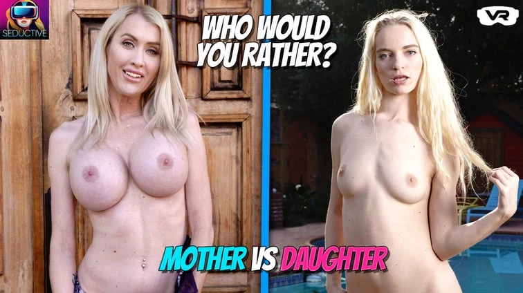 Battle Of Blondes Big Tits Mom Vs Hot Young Teen