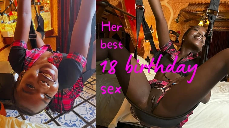 Best Birthday Ever Young Ebony Beauty In A Love Motel