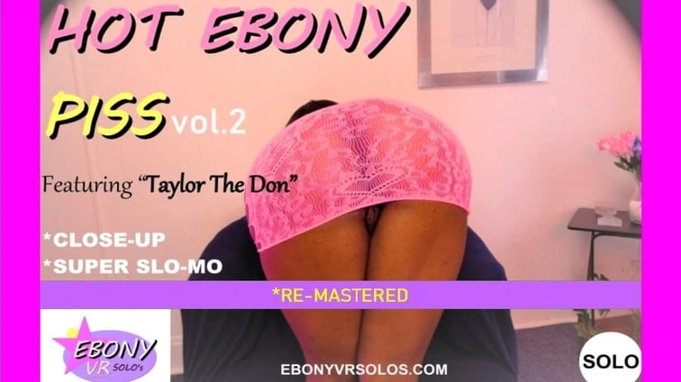 Hot Ebony Pee Vol 2 Huge Tits Ebony Play And Shower Remastered