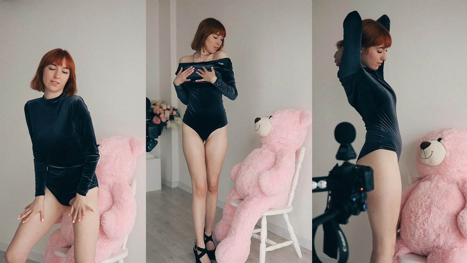 Emma Practicing Strip Dancing