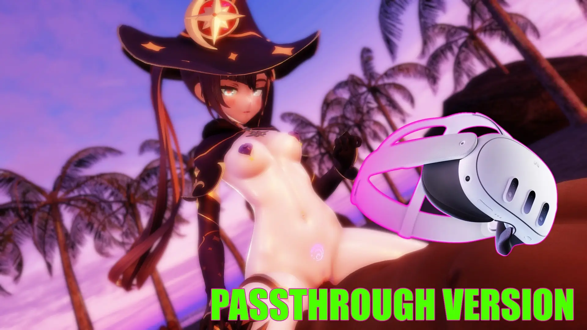 Genshin Impact – Mona Beach Riding – PassThrough (A XXX Parody)
