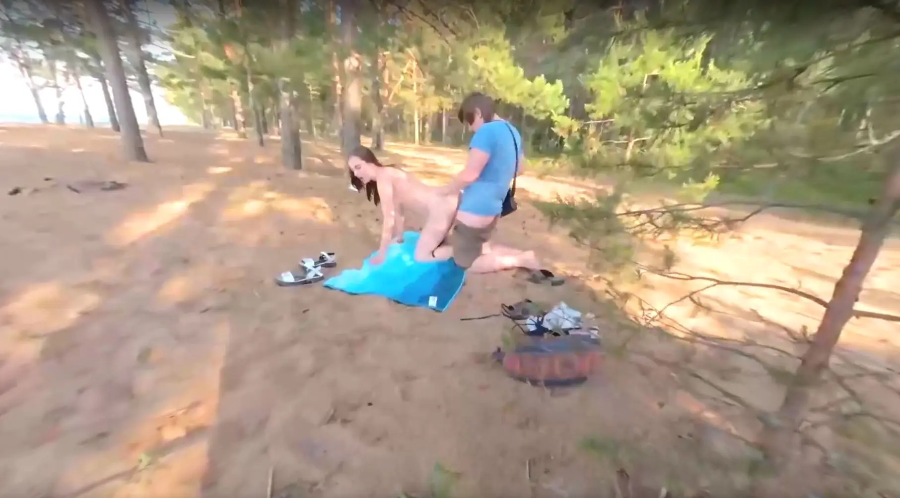 I Was Walking By The Sea And Accidentally Saw My Friends Fucking On The Beach