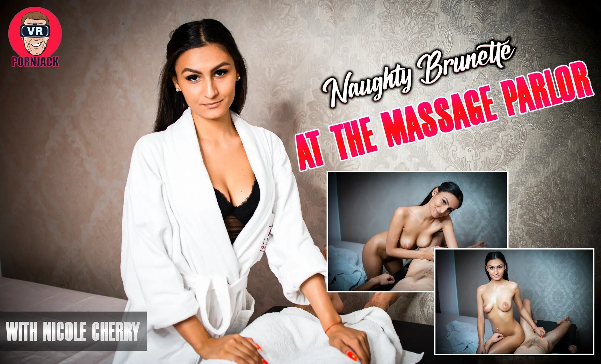 At The Massage Parlor – Naughty Brunette