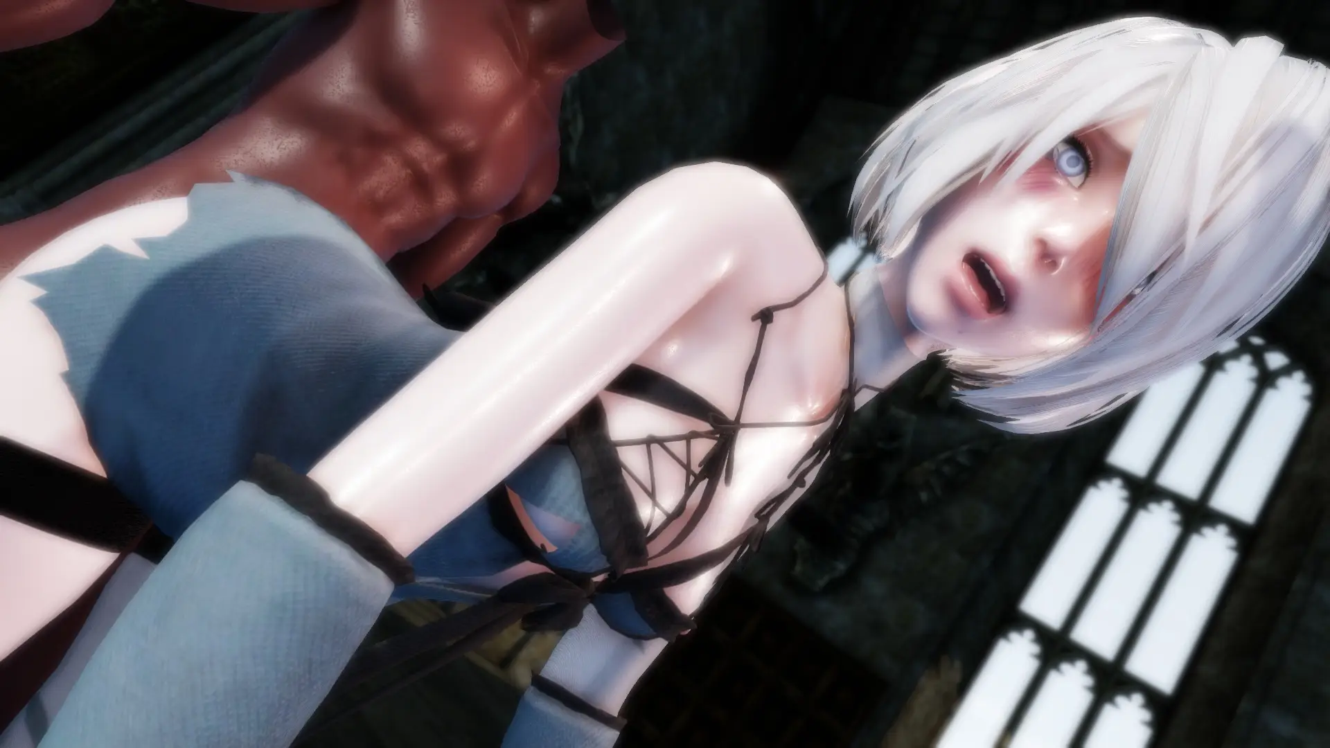 Nier Automata – 2B From Behind (A XXX Parody)