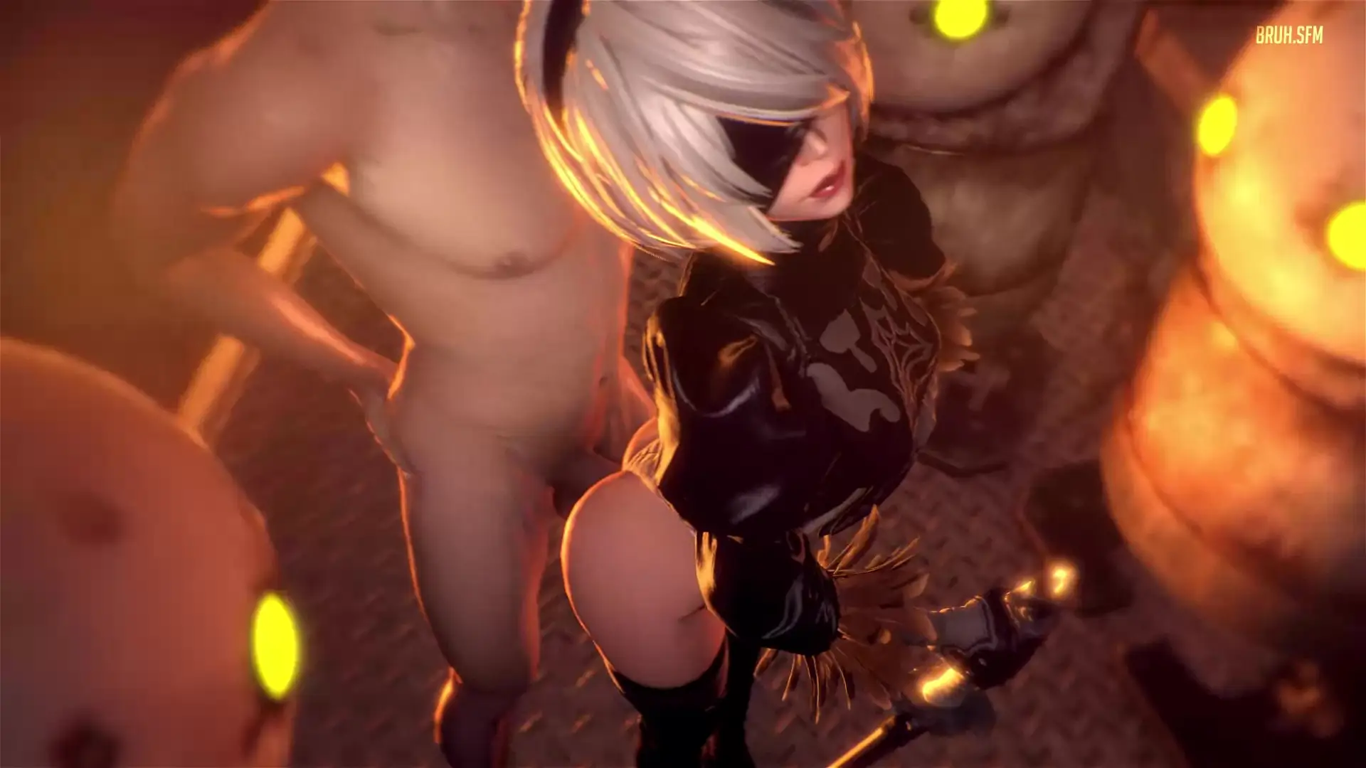 NieR: Automata – 2b Has Robot Support (A XXX Parody)