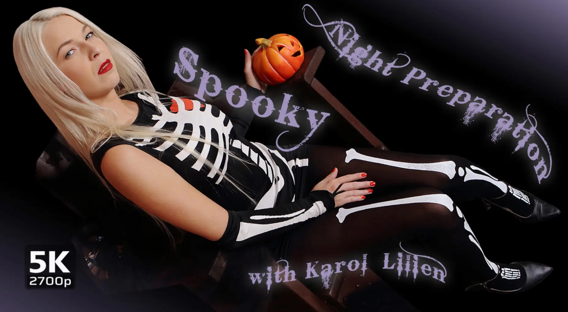 Spooky Night Preparation – Pumpkin Masturbation