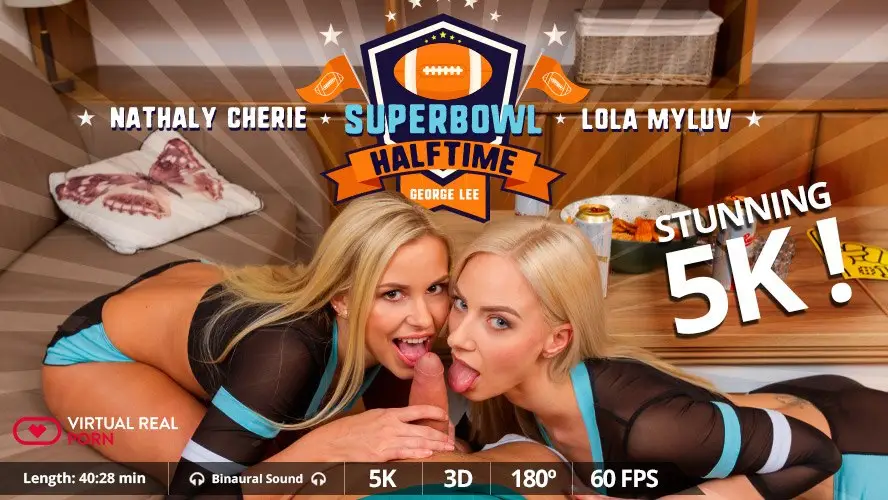 Superbowl Halftime – Hot Blondes Czech Lola Myluv & Nathaly FFM