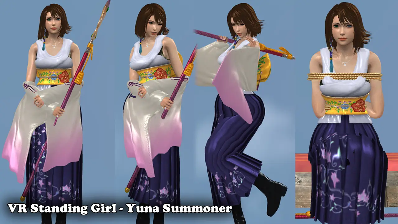 VR Standing Girl – Summoner Yuna (A XXX Parody)