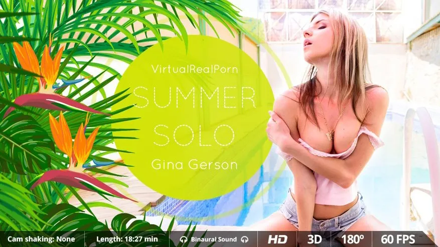 Summer Solo – VR Teen Sex with Gina Gerson