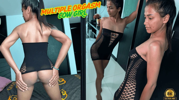 Petite Asian Multiple Orgasm Cow Gir
