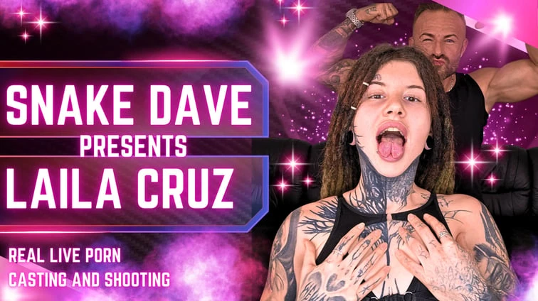 Snake Dave’s Porno Casting with Laila Cruz