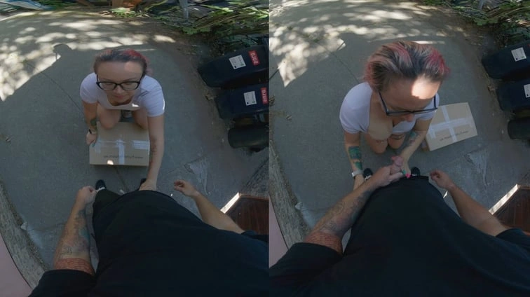 The Delivery Guy Just Showed Up With A Package Not The Only Thing He Delivered Though