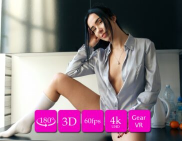 Natasha Says Good Morning Darling Plays With Her Naked Body 180VR