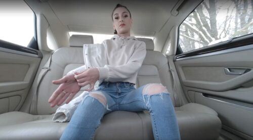 Nicole Masturbates In The Car