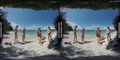 Vacation To A Topless Beach Then Late Night 4 Girl Naked Dancing