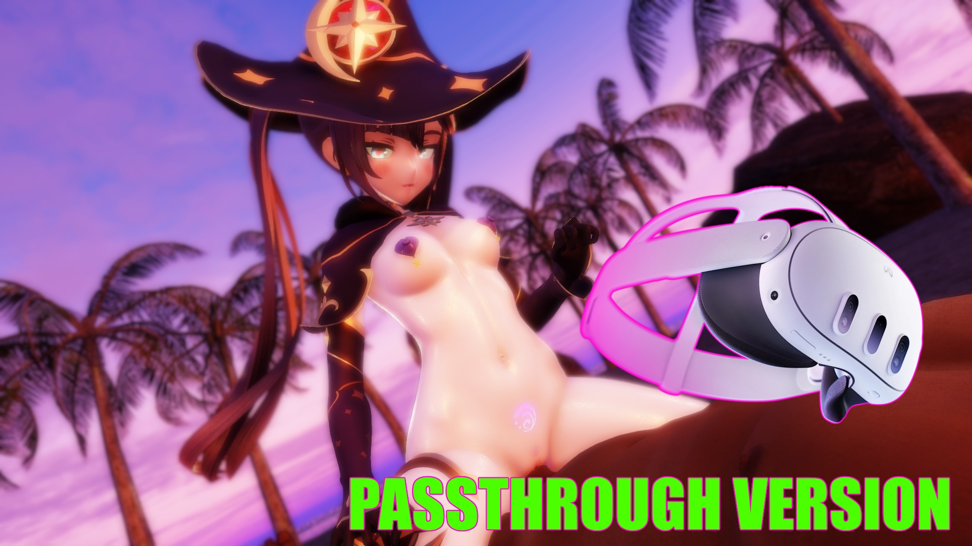 Genshin Impact - Mona Beach Riding - PassThrough (A XXX Parody)